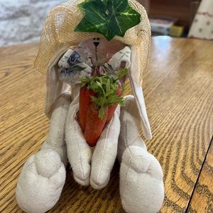 Bunny with carrots